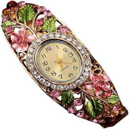 MB333 Beike Love Rhinestone Quartz Bracelets watches